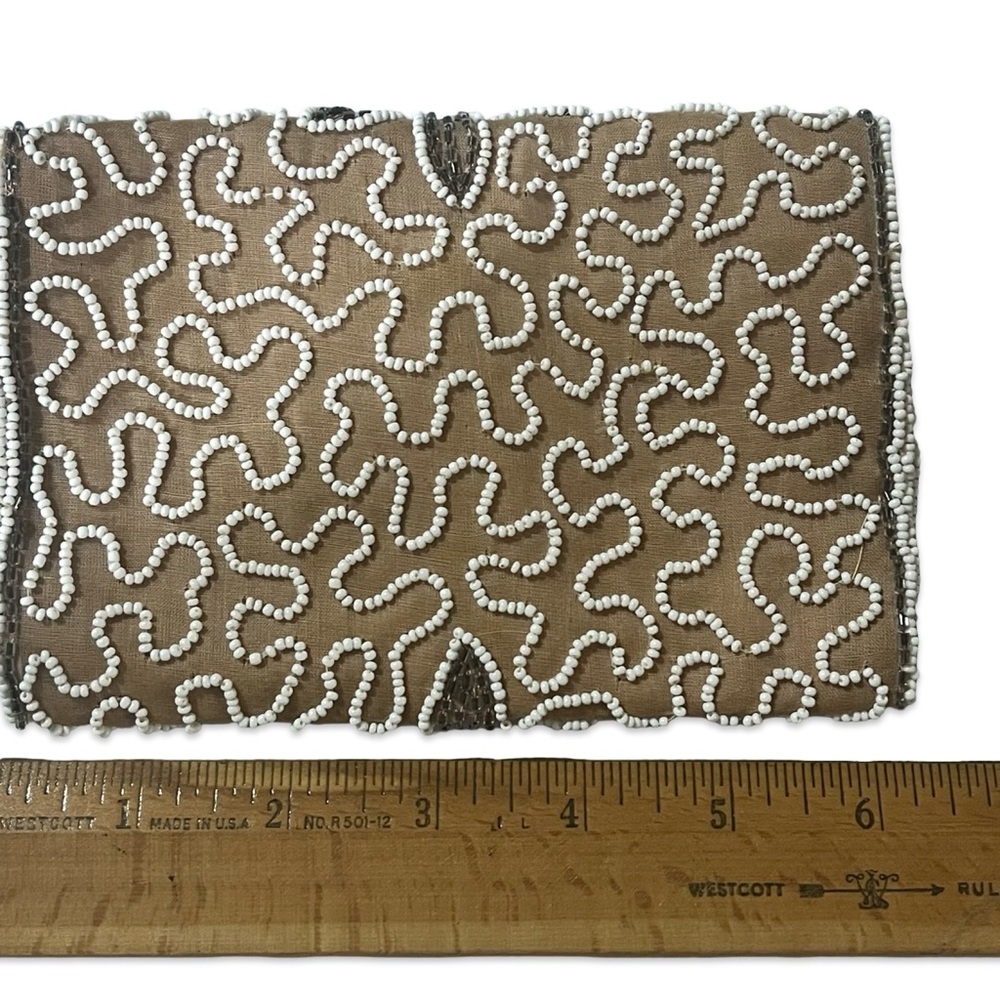 Vintage Waldorf Handmade Beaded Clutch - Picture 6 of 6